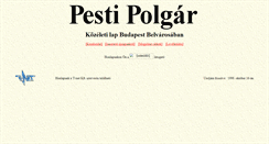 Desktop Screenshot of pestipolgar.tvnet.hu
