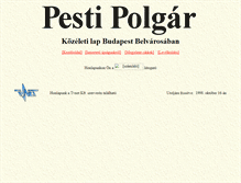 Tablet Screenshot of pestipolgar.tvnet.hu